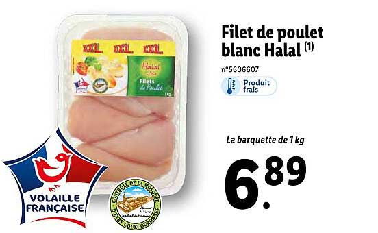 Filet De Poulet Blanc Halal