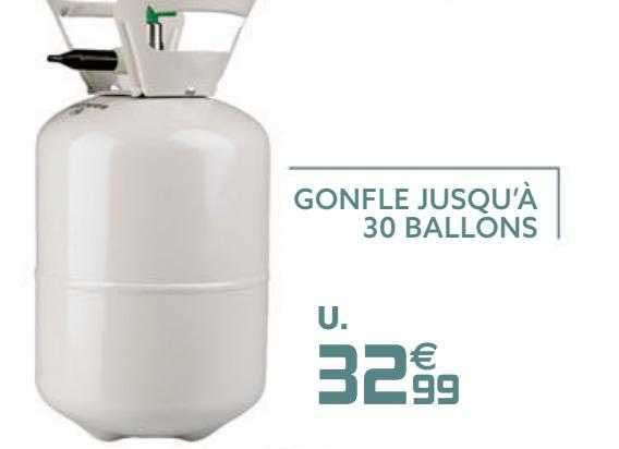 gonfle jusqu'à 30 ballons
