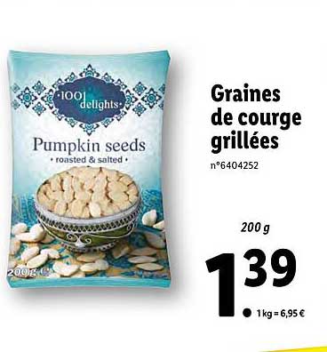 Graines De Courge Grillées 100 Delights