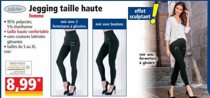 Jegging Taille Haute ElleNor