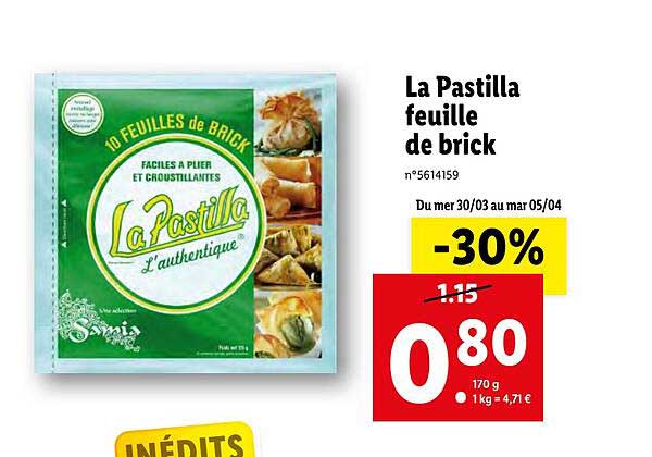 la pastilla feuille de brick