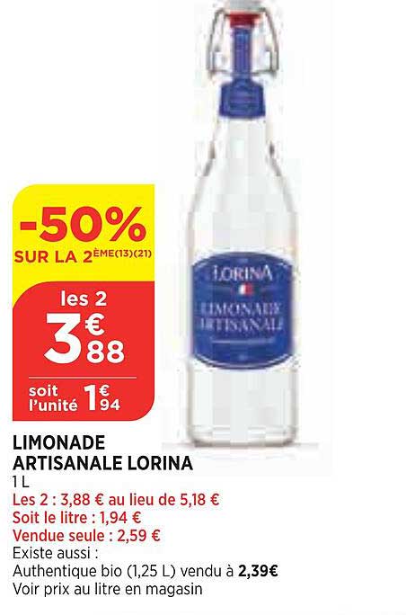 Limonade Artisanale Lorina