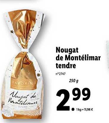 Nougat De Montélimar Tendre Favorina