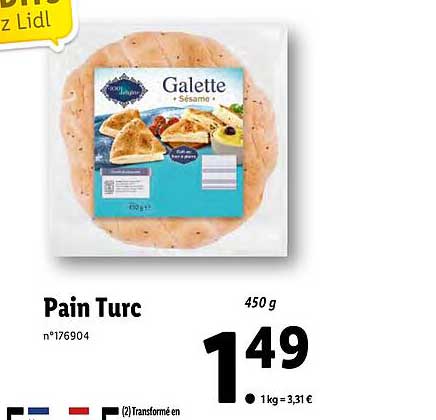 Pain Turc 100 Delights