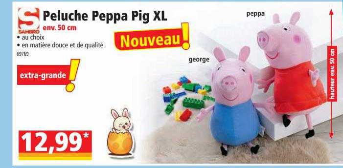 peluche peppa pig xl