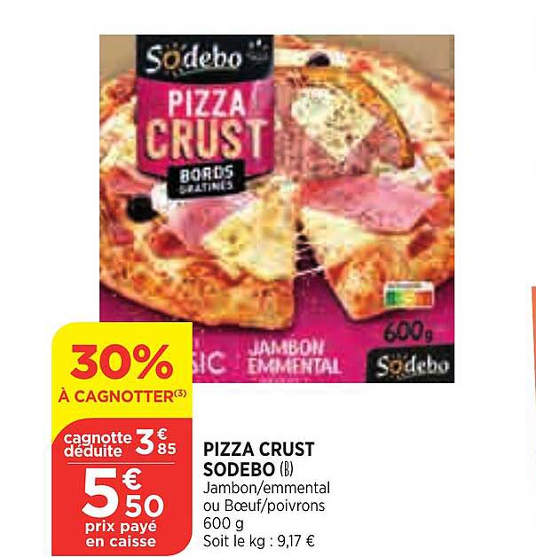 Pizza Crust Sodebo