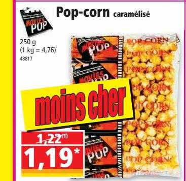 pop-corn caramélisé movies pop