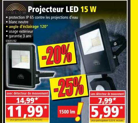 projecteur led 15 w i-glow