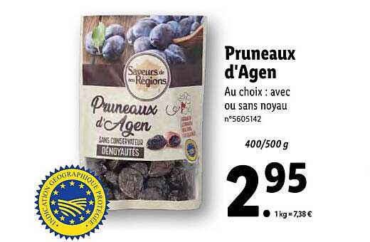 pruneaux d'agen saveurs de nos régions
