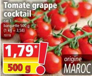 Tomate Grappe Cocktail