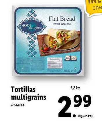 Tortillas Multigrains 100 Delights