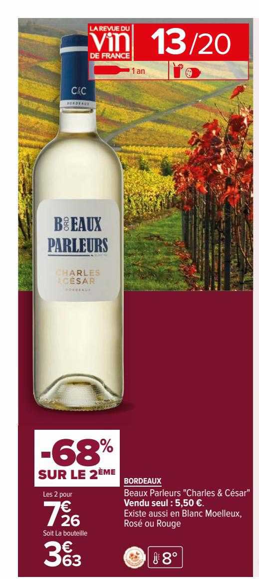 bordeaux beaux parleurs "charles & cesar"