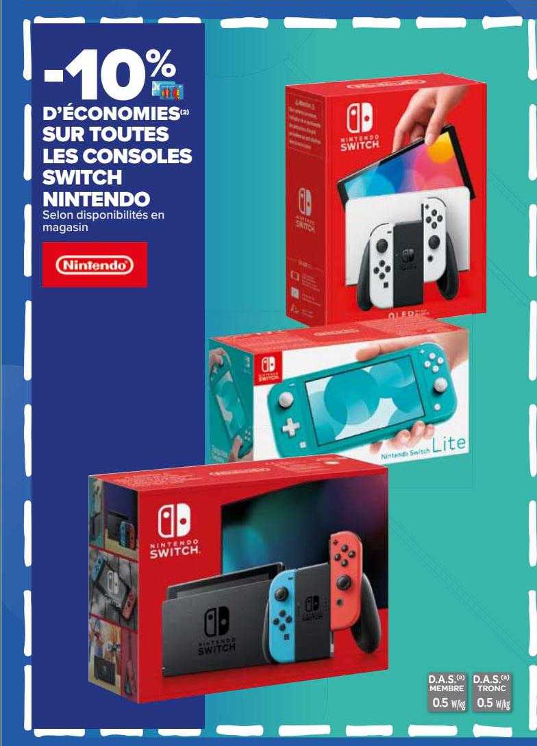 Les Consoles Switch Nintendo