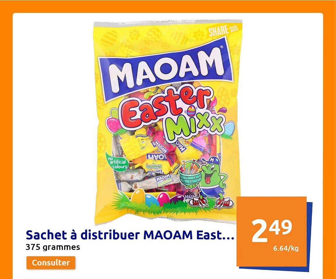 sachet à distribuer maoam easter