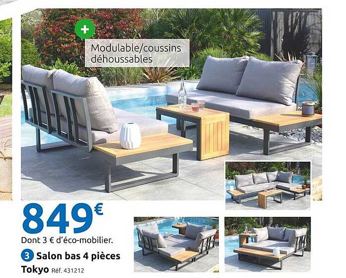 Salon Bas 4 Pièces Tokyo