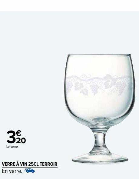 verre à vein 25cl terroir