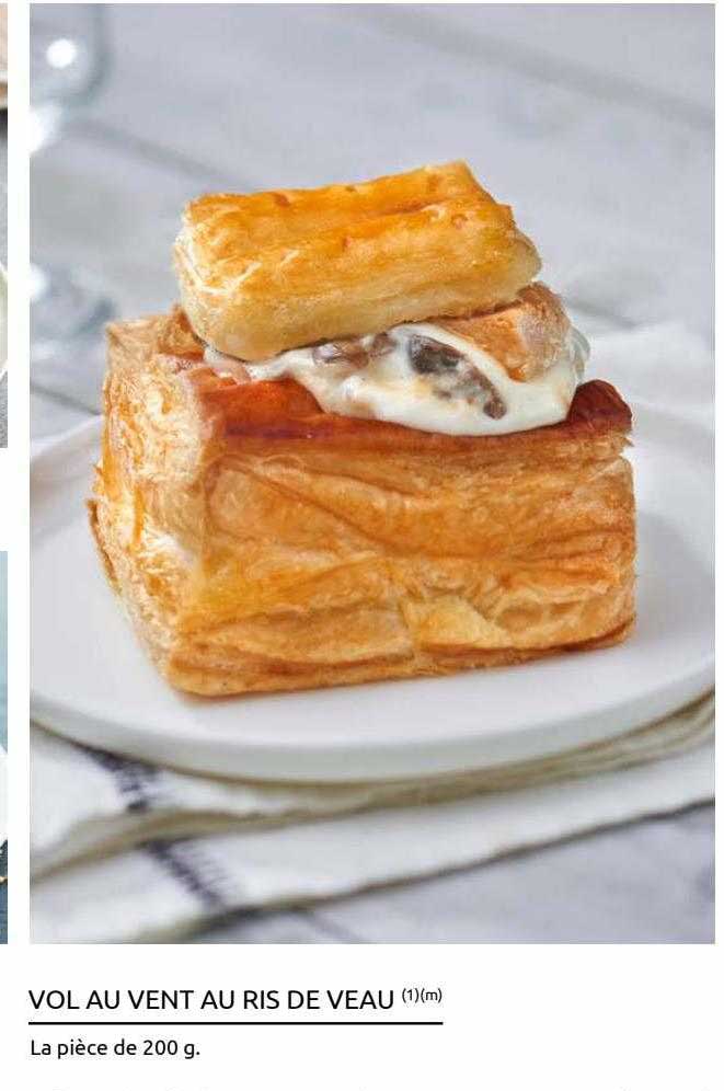 vol au vent au ris de veau