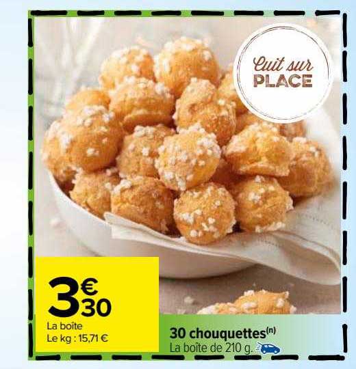 30 Chouquettes