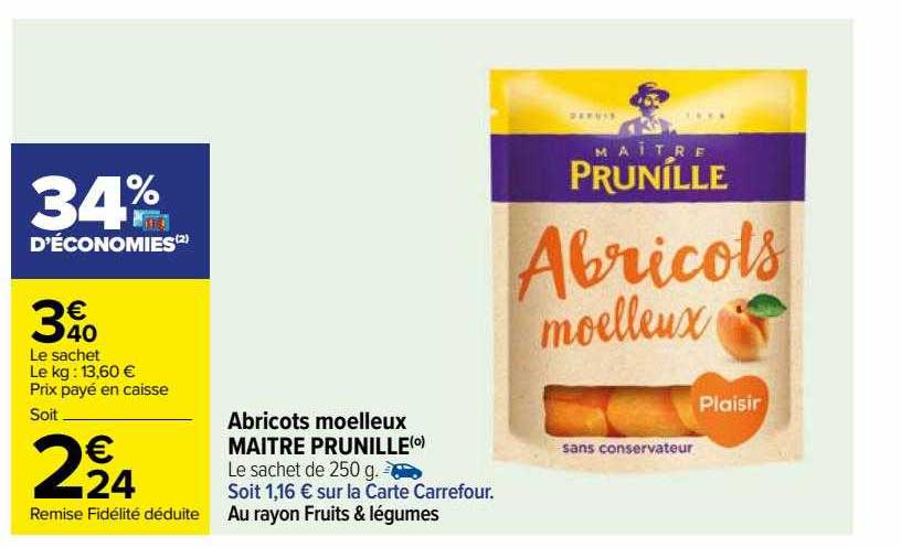 abricots moelleux maitre prunille