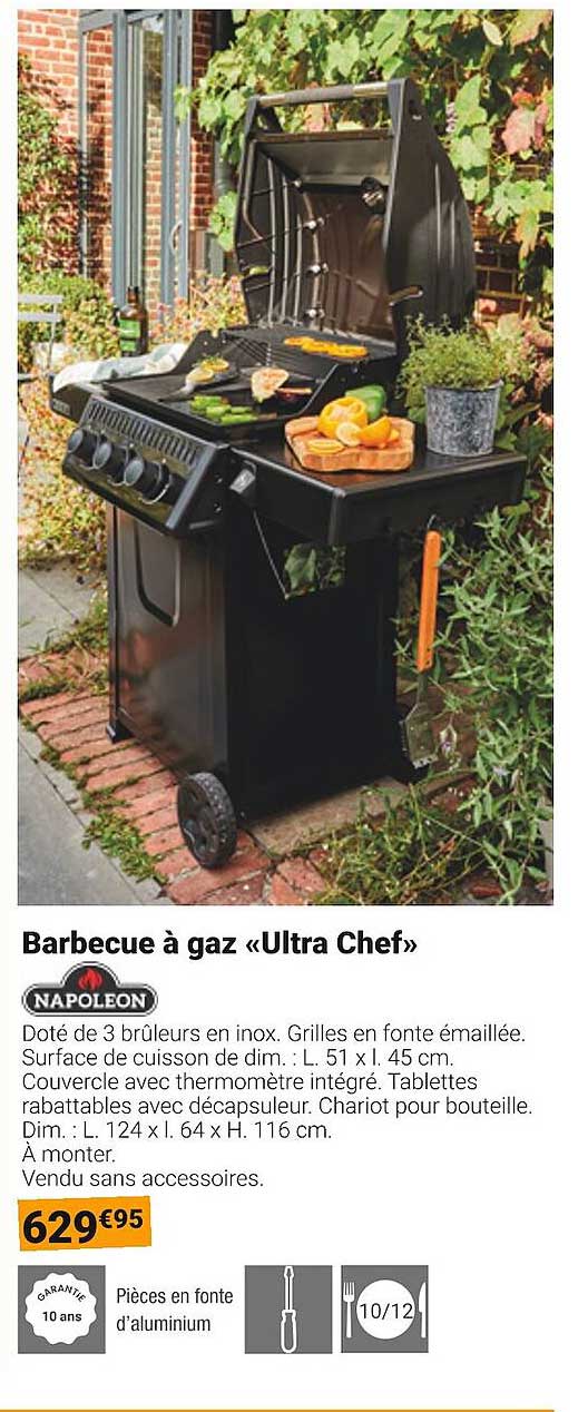 Barbecue à Gaz «ultra Chef» Napoleon