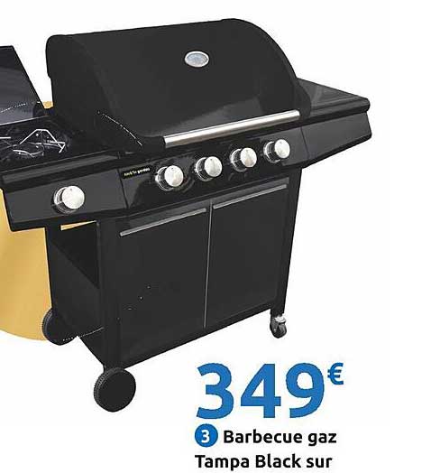 barbecue gaz tampa black