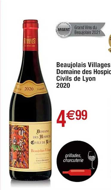 beaujolais villages domaine des hospice civils de lyon 2020