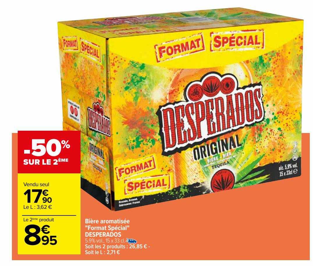 bière aromatisée "format spécial" desperados