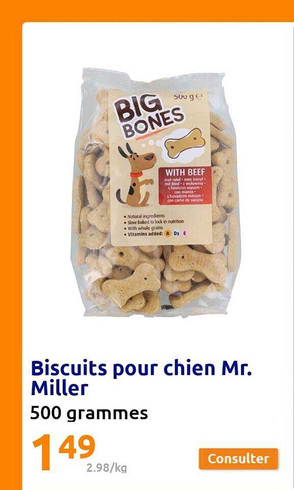 biscuits pour chien mr. miller