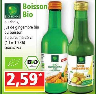boisson bio bio sonne