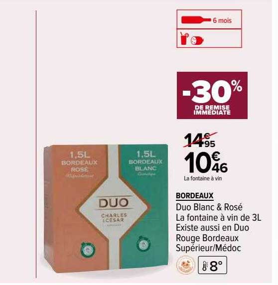 Bordeaux Duo Blanc & Rosé