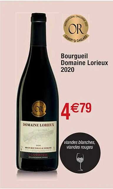 bourgueil domaine lorieux 2020