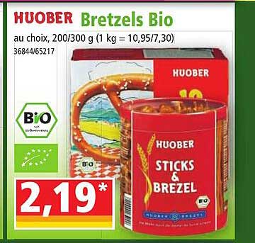 Bretzels Bio Huober