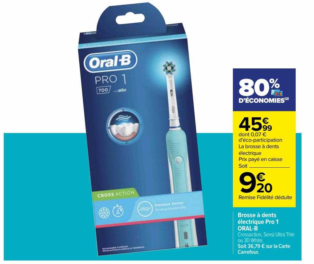 brosse à dents électrique pro 1 oral-b