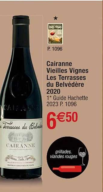 cairanne vieilles vignes les terrasses du belvédère 2020