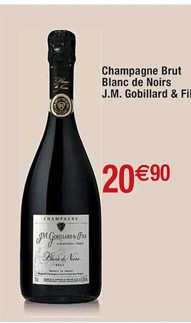 champagne brut blanc de noirs j.m. gobillard & fils