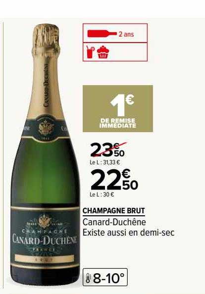 champagne brut canard-duchêne