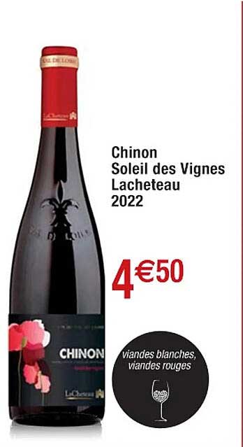 chinon soleil des vignes lacheteau 2022