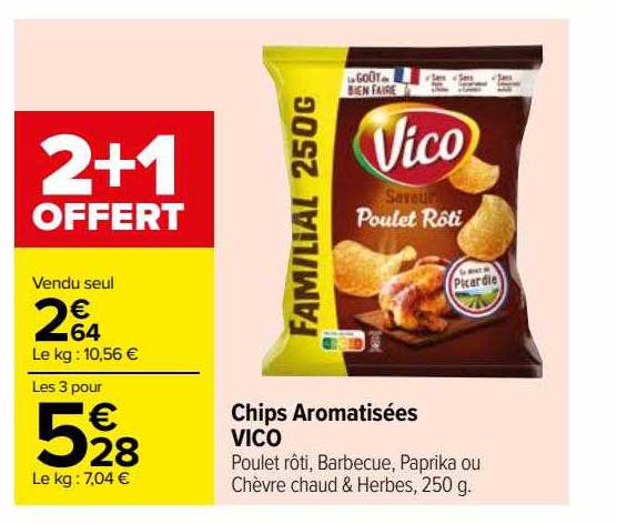 Chips Aromatisées Vico