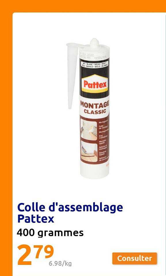colle d'assemblage pattex