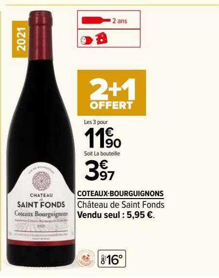 Côteaux-bourguignons Château De Saint Fonds