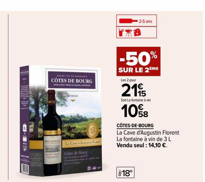 côtes-de-bourg la cave d'augustin florent