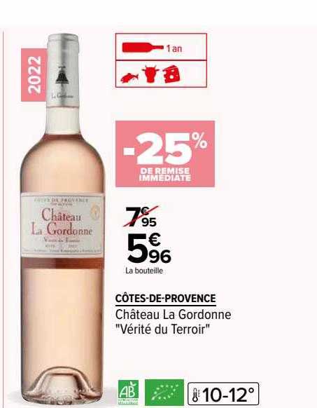 côtes-de-provence château la gordonne "vérité du terroir"