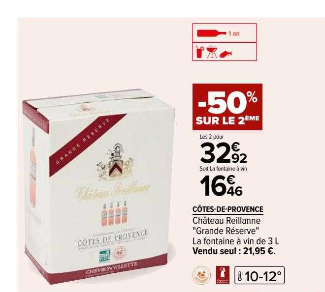 côtes-de-provence château reillanne "grande réserve"