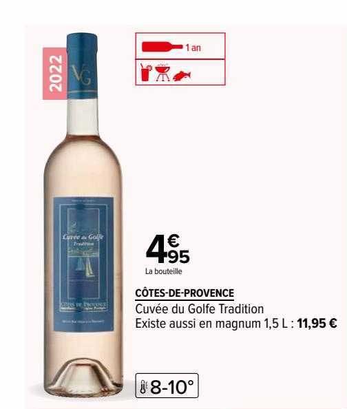 côtes-de-provence cuvée du golfe tradition