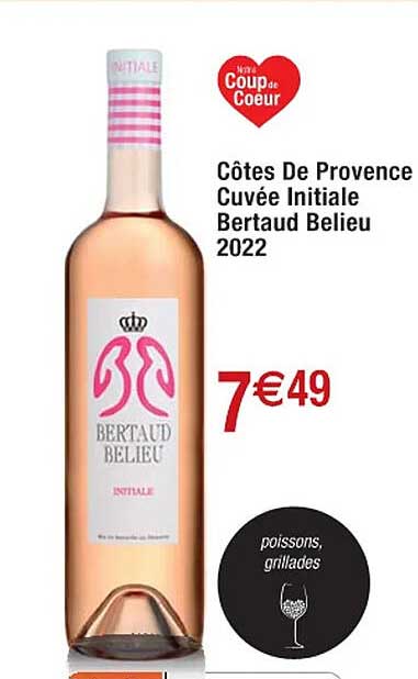 Côtes De Provence Cuvée Initiale Bertaud Belieu 2022