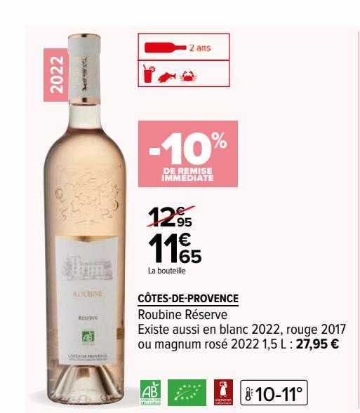 côtes-de-provence roubine réserve