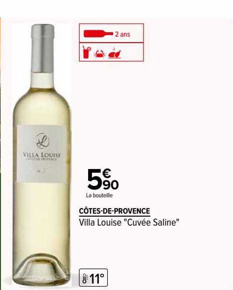côtes-de-provence villa louise "cuvée saline"