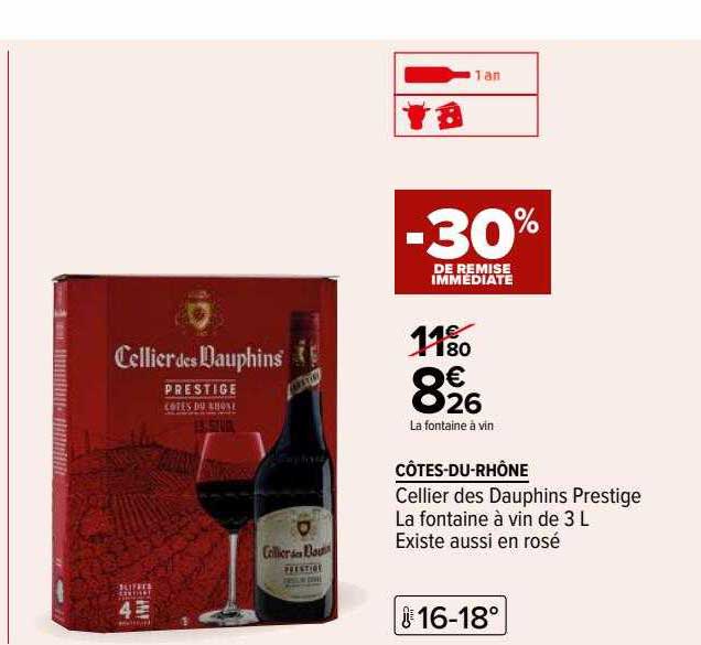 côtes-du-rhône cellier des dauphins prestige