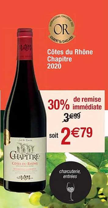 côtes du rhône chapitre 2020