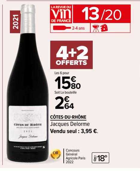côtes-du-rhône jacques delorme